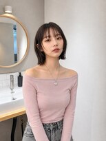 フォト 新宿三丁目(foto)&nbsp;髪質改善地毛風縮毛矯正くびれレイヤー切りっぱなしボブ