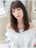 *mod's上尾*しっとりまとまる♪小顔黒髪ストレートa!