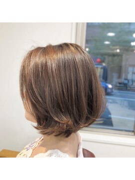 ニコラ(Nicora) 外ハネふんわりボブ