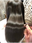 ロングストレート♪髪質改善縮毛矯正ストレート