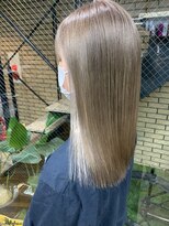 ラフ 難波店(LAFF)&nbsp;#黒髪#ボブルフ#ネビージュ#小顔#ワンレン