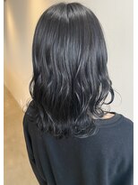 フープヘアー(HOOP.HAIR)&nbsp;ネイビーブラックカラー