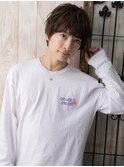 ≪mod's men≫アンニュイで暖色系カラーマッシュパーマb