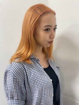 ヘアーアトリエ ネヴェア(hair atelier NEVAEH) clear orange