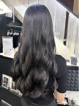 ヒップスデコ(Hip's deco) 地毛風カラー【ブルーブラック】