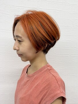 リベストバイジェービー 稲毛(li best. byjb) ピンクベージュ/インナーグレージュ/マチルダボブ/前髪【稲毛】