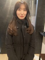 フェイバリットガーデン(favorite garden) 20代30代大人かわいいチョコレートカラーレイヤーロング