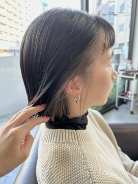 ロックワークオレンジ 西中島店(ROCK WORK ORANGE) ミニボブ×インナーカラー