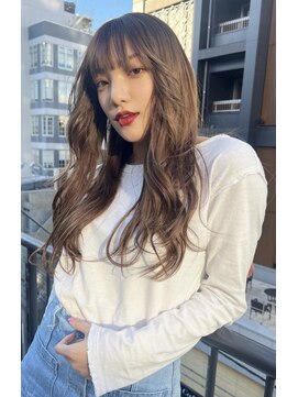 ジーナ(XENA) シールエクステ×ロングヘアー×ブラウンカラー(渋谷)