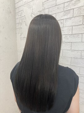 アジールヘア 東上野店(agir hair) 20代30代寒色系カラー艶感ストレート透明感【上野】