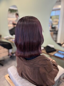 メイ 池袋(mei) レッドカラー/カシスカラー/カシスレッド/レッドブラウン/艶髪