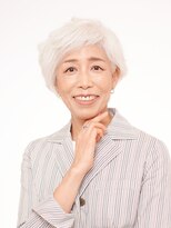 えがお美容室 奈良店&nbsp;グレイヘアにオススメ◎アレンジパーマスタイル