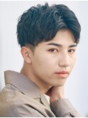 ビジネス 爽やか ニュアンスパーマ　ナチュラル 好感度