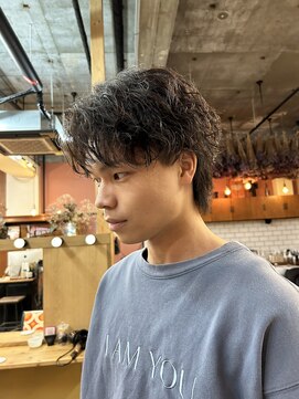 チャプター 問屋町(chapter) 波巻きツイストスパイラル”ウルフカット”眉毛カット