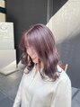 ニール(Neale.)&nbsp;色落ちまで計算した透けるpurple greige