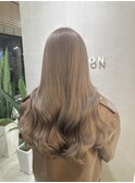 【ブリーチなしダブルカラー】最上級透明感アッシュベージュ