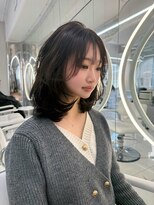 ガガ 心斎橋(GAGA)&nbsp;韓国/ハイトーンカラー/ワンホンヘア/レイヤーカット/髪質改善