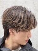 熊本メンズサロン MENS HAIR ニュアンスパーマ 毛流れパーマ