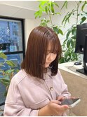 ボブスタイル/ショコラブラウン/トリートメント