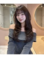 グロー オオミヤ アネックス 大宮(GLROW OMIYA ANNEX) フェミニンロング×レイヤーカット顔周りブリーチなし[大宮]