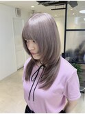 シルバーカラー/グレージュ/ラベンダー/ブリーチ/ケアブリーチ