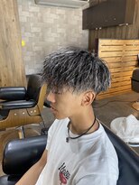 ヘアーアートパーリオ 駅南店(hair art PALIO) ツイスパ×ホワイトメッシュ