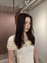 ニカ(NICA)&nbsp;【NICA】レイヤーカット×ワインレッド :北村