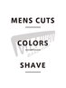 【新規/土日祝/≒17%OFF】メンズカット+カラー+シェービング　￥16500→￥13700