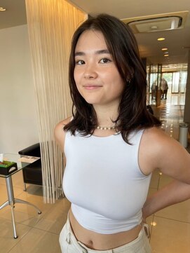 フェイス 大船(FACE) レイヤーカット/ブラウンカラー/REONA