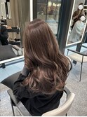 レイヤーカット◎マロンブラウン