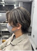 【WAVY】メンズホワイトハイライト