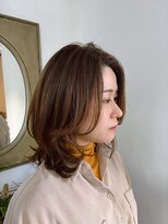 ユウヘアー 本山店(U Hair)&nbsp;ミディアムレイヤー/透明感ハイライト/高保湿トリートメント