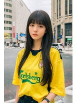 ヘアーアンジェ 南矢野目店(Hair ange)&nbsp;ブラック×イルミナカラー×N.(エヌドット)《福島市》-22