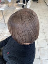 カラーサロンビスカリア 相模原エリア 淵野辺駅店(Color salon Biscaria) ハイライトなし白髪ぼかし×艶髪ダメージレスカラー