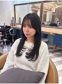 韓国顔周り/バタフライカット/ワンホンレイヤー北千住