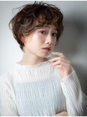 イヤリングカラーコテ巻き風パーマ抜け感マッシュz志木20代30代