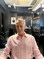 ザ マン ニューヨーク 神谷町店(THE MAN NewYork)&nbsp;大人外国人風メンズイケオジベリーショートフェード：安良城瑠夏