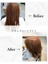 チャンドット(chan.) ≪お客様スタイル≫ ナチュラルハイライト