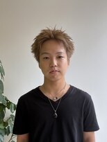 オルヴァ(Orva)&nbsp;スパイキーショート×ベージュ「湘南/藤沢/メンズブリーチ」