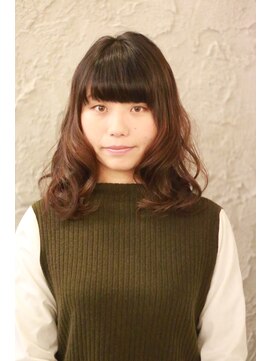 ジャルダンデフルール(Jardin de fleurs) クルっとフォワードパーマ