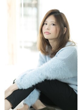 アミュエン バイ ティオル(Amu en by Tioll) 【Amu.en】ナチュラルふんわりストレート