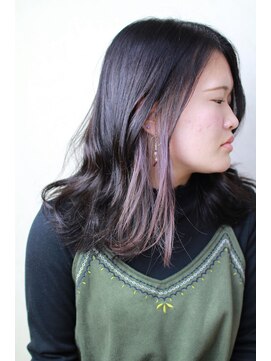 スパ ヘアーデザイン(SPA hair design) ワンポイントバイオレットカラー