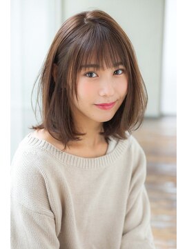 アンアミ オモテサンドウ(Un ami omotesando) 【Un ami  表参道】 松井幸裕　大人可愛いミディアムヘア