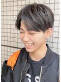 【中鉢】メンズセンターパート ハイライト
