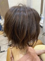 ヘアーサロン キー(Key)&nbsp;根元フワッとプリカール♪ナチュラルブラウンゆるふわミディアム