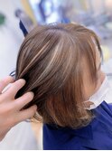 白髪ぼかしハイライト☆