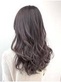 ラベンダーグレージュ×エアタッチバレイヤージュ