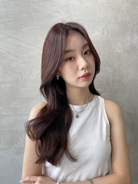 エースハバナ 渋谷(1 HAVANA) ヌーディーカラー/サラツヤロング/ふんわりミディアム/小顔ヘア