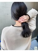 【大平優香】暗髪グレージュ透明感くびれミディアム韓国風吉祥寺