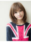 20代30代40代 大人かわいいひし形内巻きウルフカットレイヤー